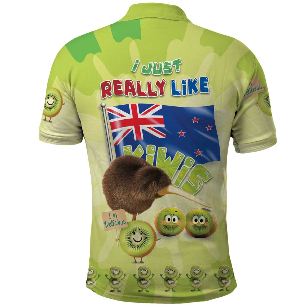 New Zealand Kiwi Polo Shirt I Just Really Like Kiwis