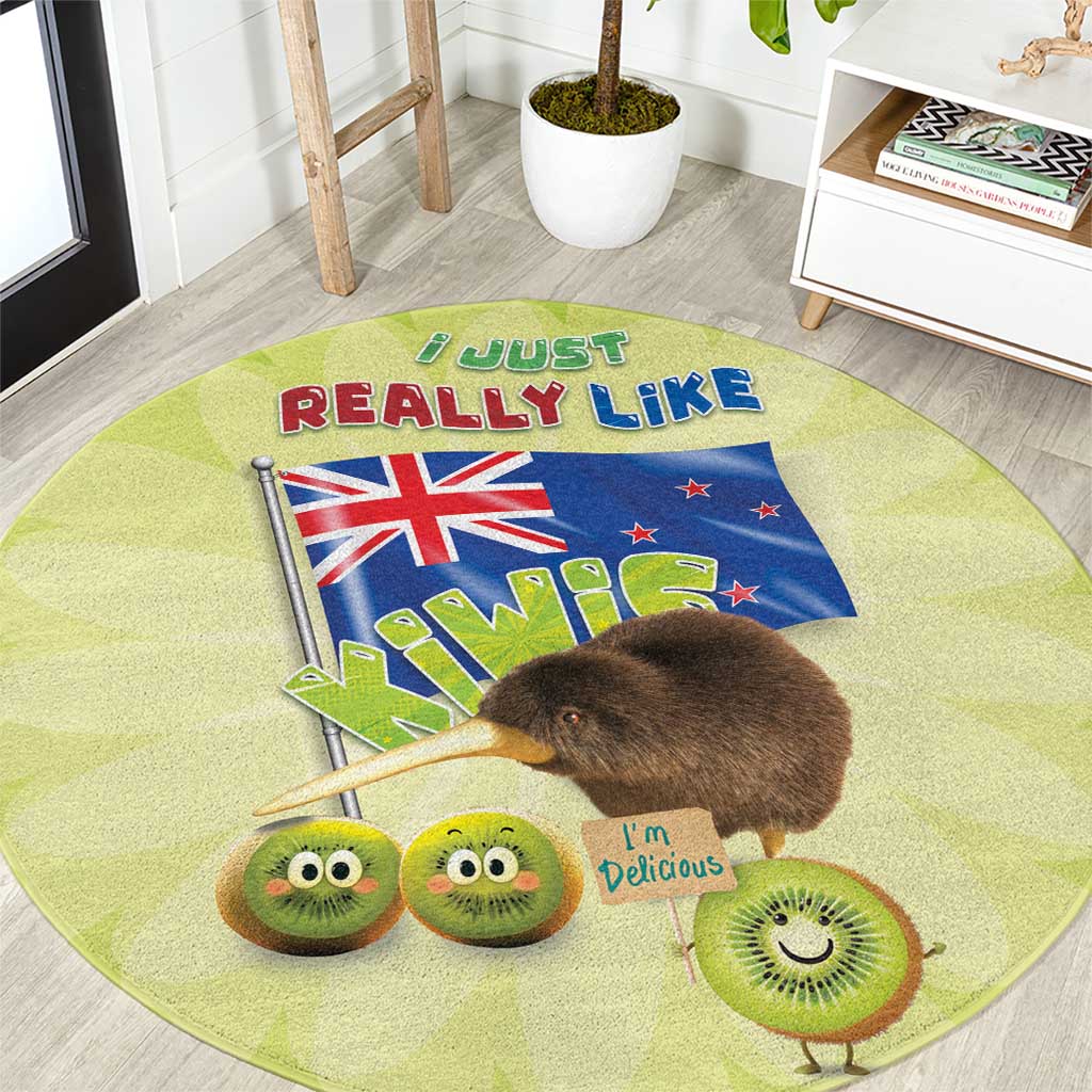 New Zealand Kiwi Round Carpet I Just Really Like Kiwis