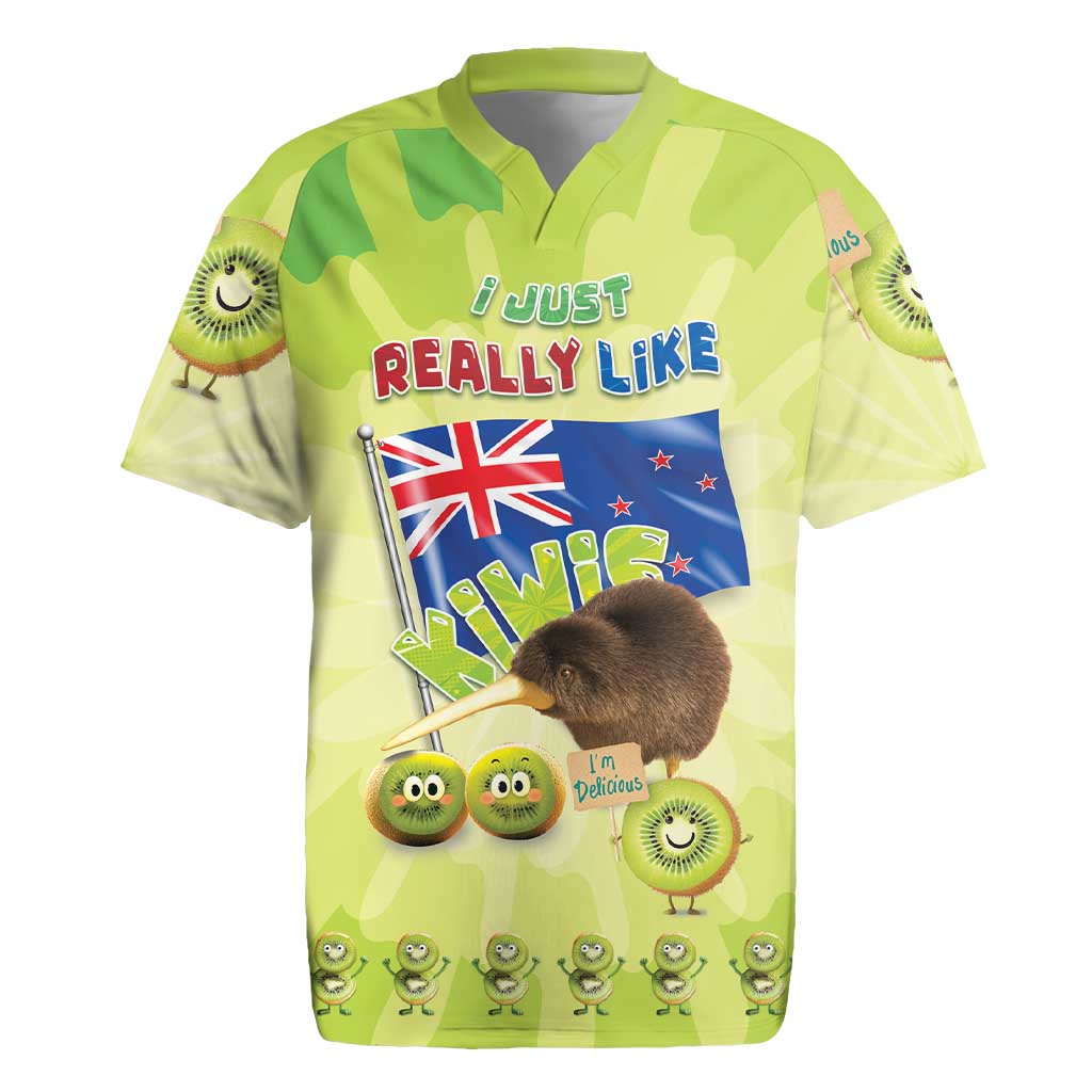 New Zealand Kiwi Rugby Jersey I Just Really Like Kiwis