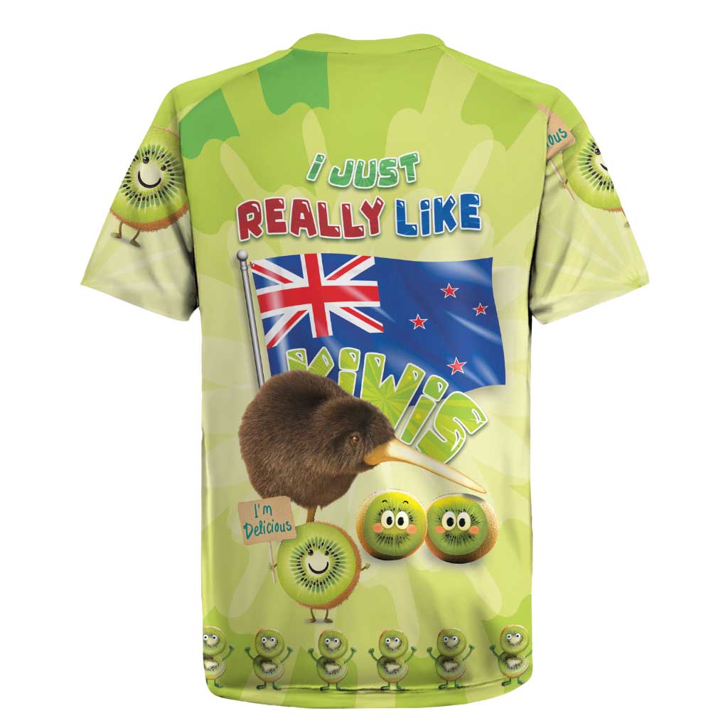 New Zealand Kiwi Rugby Jersey I Just Really Like Kiwis