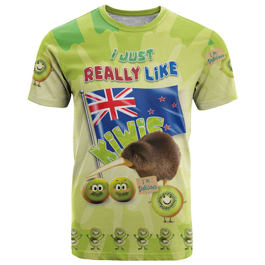New Zealand Kiwi T Shirt I Just Really Like Kiwis