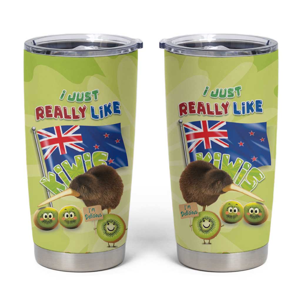 New Zealand Kiwi Tumbler Cup I Just Really Like Kiwis