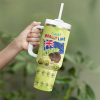 New Zealand Kiwi Tumbler With Handle I Just Really Like Kiwis