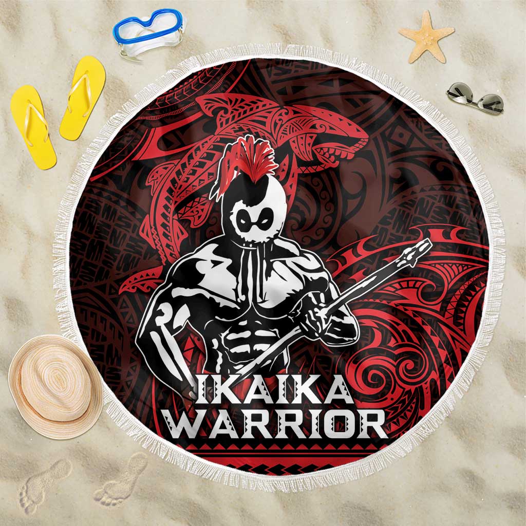 Hawaii Ikaika Warrior Beach Blanket Hawaiian Tribal Tattoo