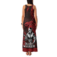 Hawaii Ikaika Warrior Family Matching Tank Maxi Dress and Hawaiian Shirt Hawaiian Tribal Tattoo