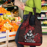 Hawaii Ikaika Warrior Grocery Bag Hawaiian Tribal Tattoo