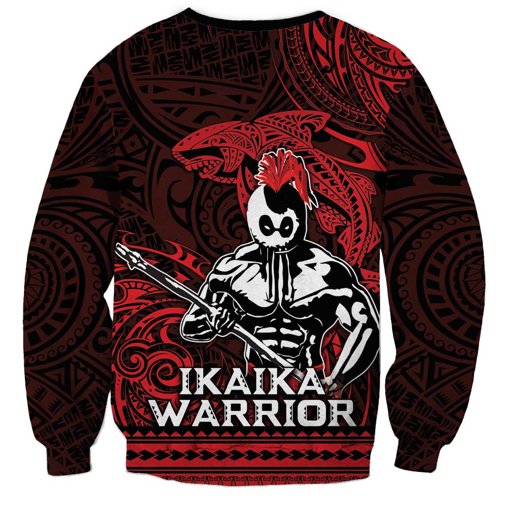 Hawaii Ikaika Warrior Sweatshirt Hawaiian Tribal Tattoo