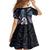 New Zealand Aotearoa Family Matching Short Sleeve Bodycon Dress and Hawaiian Shirt Maori Hei Manaia Purple Paua Shell