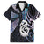 New Zealand Aotearoa Family Matching Short Sleeve Bodycon Dress and Hawaiian Shirt Maori Hei Manaia Purple Paua Shell