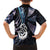 New Zealand Aotearoa Family Matching Tank Maxi Dress and Hawaiian Shirt Maori Hei Manaia Purple Paua Shell