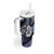 New Zealand Aotearoa Tumbler With Handle Maori Hei Manaia Purple Paua Shell