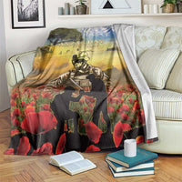 New Zealand ANZAC Day Blanket The Ode Remembrance And Poppy