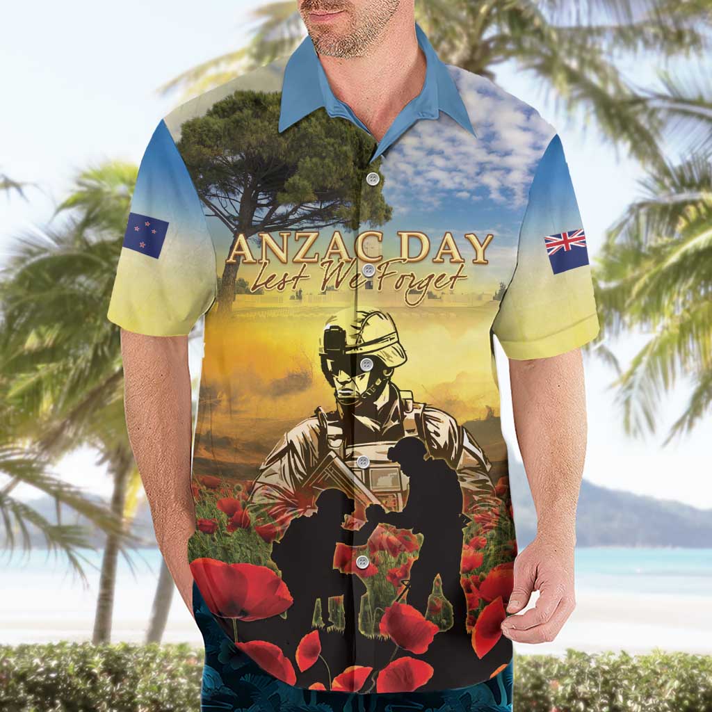 New Zealand ANZAC Day Hawaiian Shirt The Ode Remembrance And Poppy