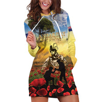 New Zealand ANZAC Day Hoodie Dress The Ode Remembrance And Poppy