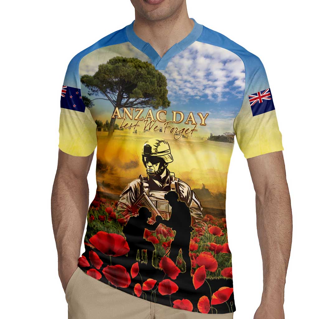 New Zealand ANZAC Day Rugby Jersey The Ode Remembrance And Poppy