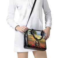 New Zealand ANZAC Day Shoulder Handbag The Ode Remembrance And Poppy