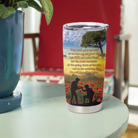 New Zealand ANZAC Day Tumbler Cup The Ode Remembrance And Poppy