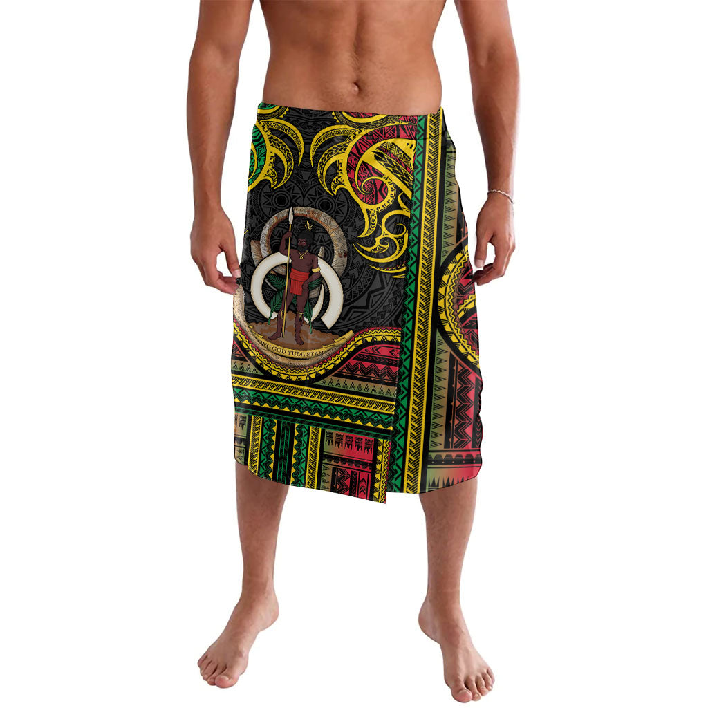Vanuatu Language Week Lavalava Boar Tusk Warrior Tribal Floral Pattern