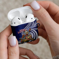 Samoa Christmas AirPods Case Santa Riding Sea Turtle DT05 - Polynesian Pride