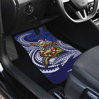 Samoa Christmas Car Mats Santa Riding Sea Turtle DT05 - Polynesian Pride