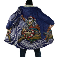 Samoa Christmas Cloak Santa Riding Sea Turtle DT05 - Polynesian Pride
