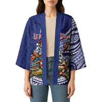Samoa Christmas Kimono Santa Riding Sea Turtle DT05 - Polynesian Pride