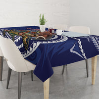 Samoa Christmas Tablecloth Santa Riding Sea Turtle DT05 - Polynesian Pride