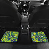 Cook Islands Language Week Car Mats Flying Fish 15 Stars Tribal Patterns