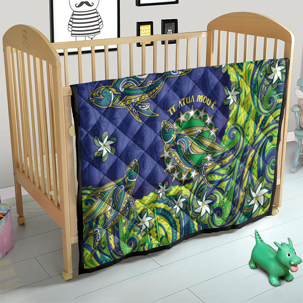 Cook Islands Language Week Quilt Flying Fish 15 Stars Tribal Patterns