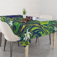 Cook Islands Language Week Tablecloth Flying Fish 15 Stars Tribal Patterns