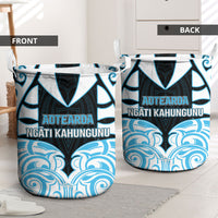 Aotearoa Ngati Kahungunu Laundry Basket New Zealand Traditional Maori Pattern