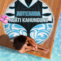 Aotearoa Ngati Kahungunu Beach Blanket New Zealand Traditional Maori Pattern