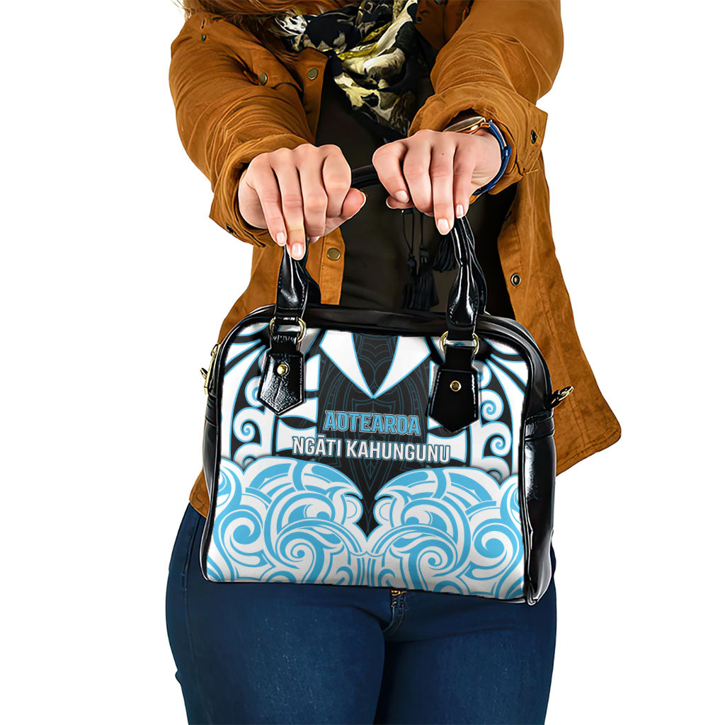 Aotearoa Ngati Kahungunu Shoulder Handbag New Zealand Traditional Maori Pattern