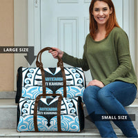 Aotearoa Ngati Kahungunu Travel Bag New Zealand Traditional Maori Pattern