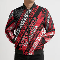 Personalised Aotearoa Te Arawa Bomber Puffer Jacket New Zealand Maori Tribal Fern Pattern