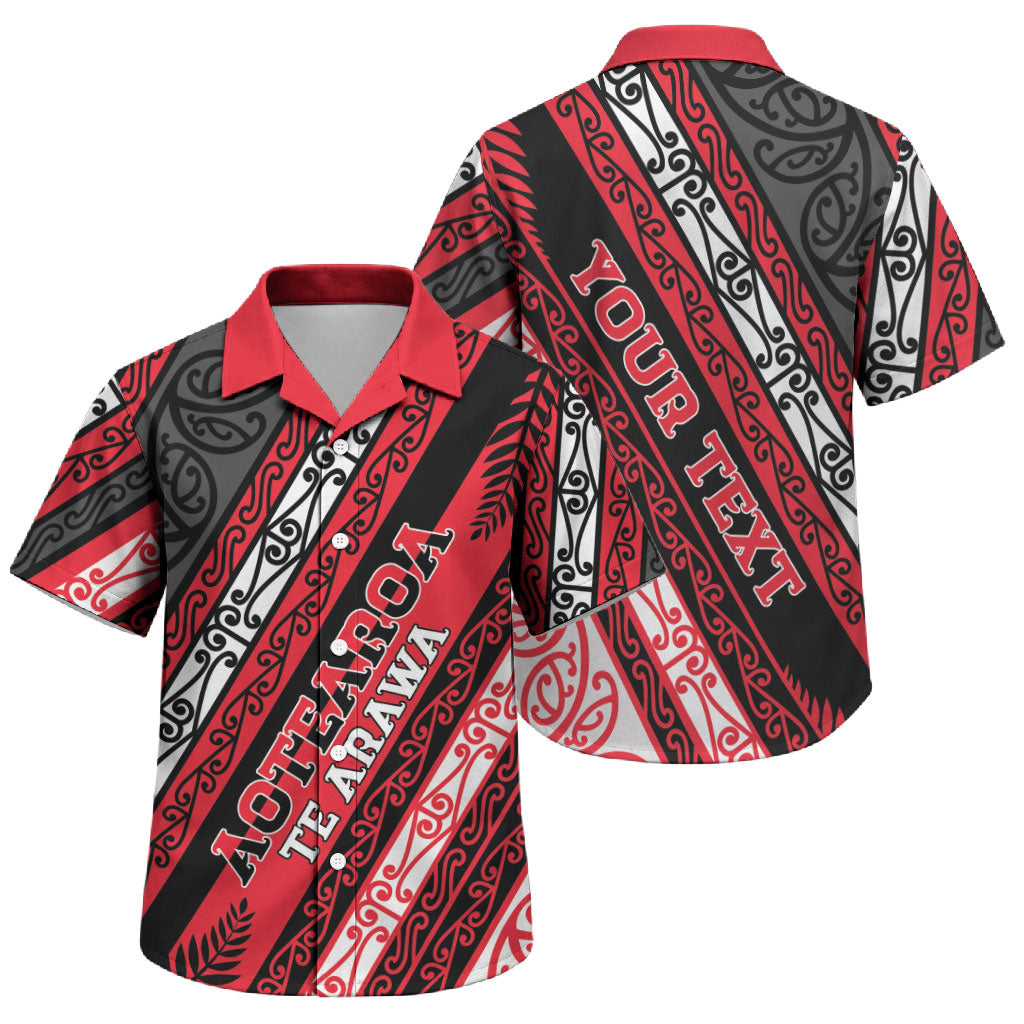 Personalised Aotearoa Te Arawa Family Matching Mermaid Dress and Hawaiian Shirt New Zealand Maori Tribal Fern Pattern
