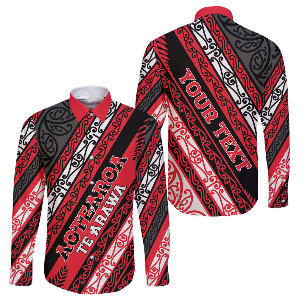 Personalised Aotearoa Te Arawa Family Matching Puletasi and Hawaiian Shirt New Zealand Maori Tribal Fern Pattern
