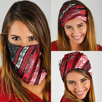 Aotearoa Te Arawa Neck Gaiter New Zealand Maori Tribal Fern Pattern