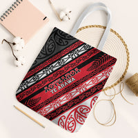 Aotearoa Te Arawa Tote Bag New Zealand Maori Tribal Fern Pattern