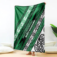 Aotearoa Ngati Raukawa Blanket New Zealand Maori Tribal Fern Pattern