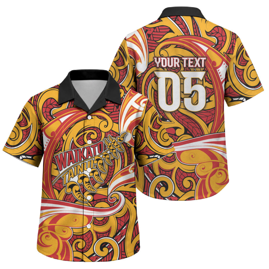 Custom Aotearoa Waikato Tainui Family Matching Summer Maxi Dress and Hawaiian Shirt Maori Tribal Pattern Koru Motif