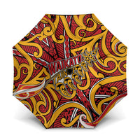 Aotearoa Waikato Tainui Umbrella Maori Tribal Pattern Koru Motif