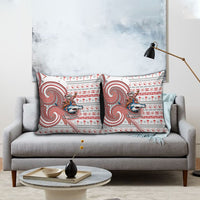French Polynesian Christmas Pillow Cover Santa Riding Hammerhead Shark Tahitian DT05 - Polynesian Pride