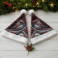 Aotearoa Christmas Santa Hat Santa Riding Humpback Whale Maori Koru DT05 - Polynesian Pride