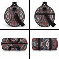 Aotearoa Christmas Duffle Bag Santa Riding Humpback Whale Maori Koru DT05 - Polynesian Pride