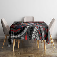 Aotearoa Christmas Tablecloth Santa Riding Humpback Whale Maori Koru DT05 - Polynesian Pride