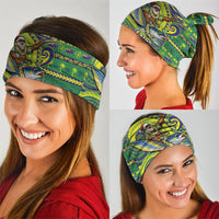 Cook Islands Christmas Neck Gaiter Santa Riding Flying Fish DT05 - Polynesian Pride
