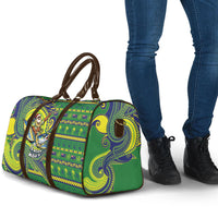 Cook Islands Christmas Travel Bag Santa Riding Flying Fish DT05 - Polynesian Pride