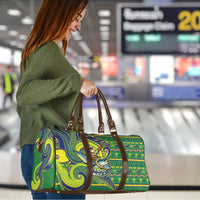 Cook Islands Christmas Travel Bag Santa Riding Flying Fish DT05 - Polynesian Pride