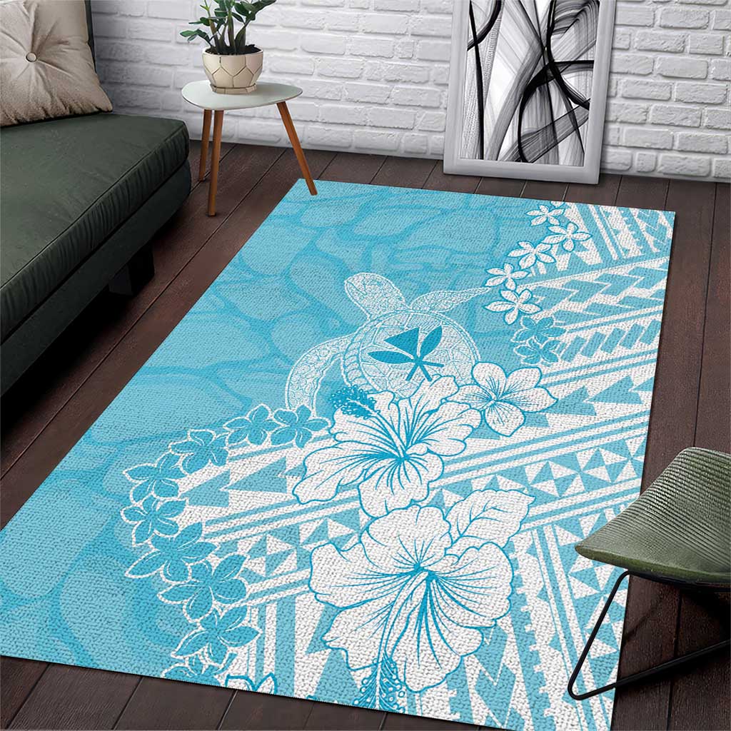 Hawaii Kanaka Maoli Area Rug Polynesian Turtle Tattoo
